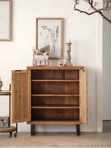 Mobile Rustico Vintage per Soggiorno, Credenza in Legno Antico Cinese per Salotto - Product Image 5