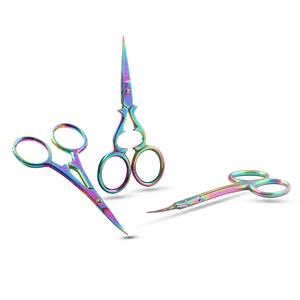 Classic Stork Small Curved Stainless Steel Embroidery <b>Scissors</b> Beauty Makeup Tool for Multi Color Stainless Steel - Product Image 4
