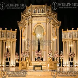 Decoración de Escenario de Boda de Madera Simple Británica - Product Image 4