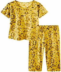 Amazon กางเกงขายาวแบบกำหนดเองสำหรับผู้หญิง,กางเกงขาบานกางเกงใส่นอนชุดเดรสเซ็กซี่พิมพ์โลโก้ฤดูร้อนไซส์ใหญ่พิเศษ - Product Image 3