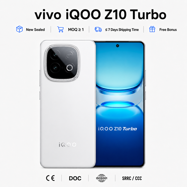 Vivo IQOO Z10 Turbo 5G Gaming Phone Snapdragon 8s Gen4 7000mAh Huge Battery 144Hz 1.5K OLED Display 120W Flash Charge 16GB 512GB