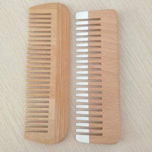 หวีไม้ไผ่สำหรับฟันซี่กว้างผมพันกัน - Product Image 1