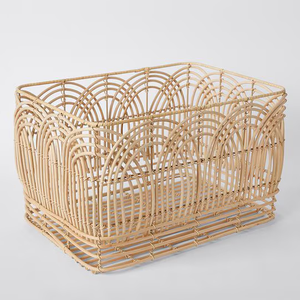 El mejor precio al por mayor cestas de almacenamiento de ratán natural rectángulo redondo Viet Fargimex ecológico - Product Image 5