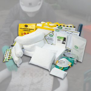 Kit para Derrames de Aceite de 30 Litros con Bolsa Flexible – Kit de Emergencia para Control de Derrames Absorbente de Aceite para Fábrica y Taller - Product Image 3