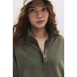 Sweat-shirt en coton à effet délavé - Product Image 5