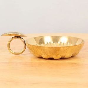 Ashtray in Brass with Golden <b>Pot</b> Shape and Metal Lid Perfect for Home Restaurants & Tabletop Smoking Accessories Metal <b>Ash</b> trays - Product Image 6
