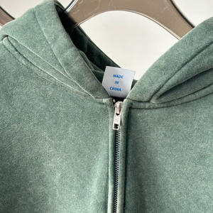 Conjunto de 2 Piezas de Sudadera con Capucha Informal Personalizada de Peso Pesado y Pantalones Deportivos Acampanados de Felpa Francesa, Conjunto de Sudadera Extra Grande con Lavado Ácido - Product Image 3