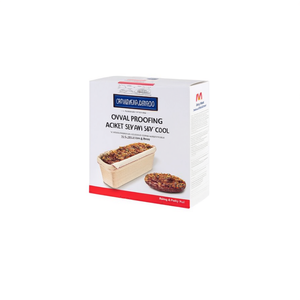 Oval Proofing Basket <b>Set</b> with Cover 33.5x20.5x8cm-Westmark <b>Baking</b> & Pastry Tool - Product Image 3