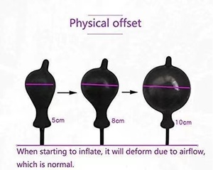 Inflatable Butt Plug With Pump Ass Plug Expand Dildo Air-<strong>Filled</strong> <strong>Anal</strong> Plug - Product Image 3