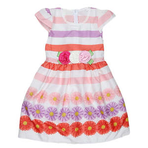 Vestido Elegante para Niñas - Color Durazno - Product Image 1