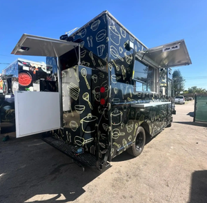 รถขายอาหารฟาสต์ฟู้ดสำหรับมือถือรถขายอาหารอะลูมิเนียมขนาดใหญ่กลางแจ้งรถขายอาหาร220V สำหรับธุรกิจไอศกรีม - Product Image 3