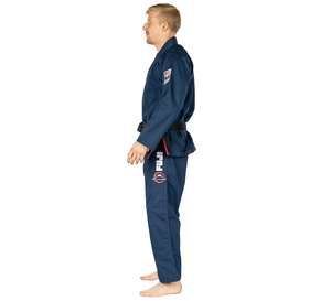 Kimono de Jiu-Jitsu Brasileño 100% Algodón, Modelo Pearl Wave, 460 Gsm, Elástico, Ligero, 2025 por BRIGHT WAY INTERNATIONAL - Product Image 3