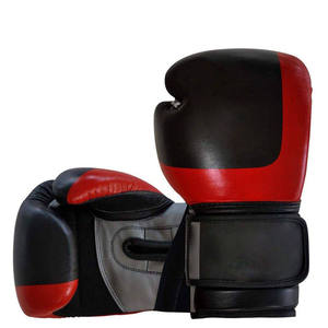 Guantes de Boxeo de Cuero con Soporte de Muñeca de Velcro para Entrenamiento Profesional en Exteriores - Product Image 5