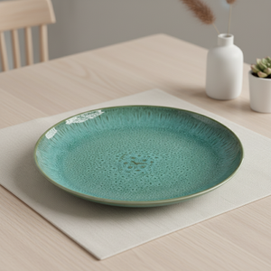 Assiette à dîner en céramique grès 3460797-27.5 avec vaisselle durable pour les restaurants - Product Image 1