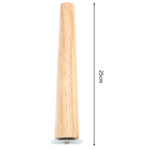 Patas de madera cónicas resistentes y fuertes para muebles para sofá, mesa de centro, mesa de comedor, armario de cocina y silla para hospitales - Product Image 3