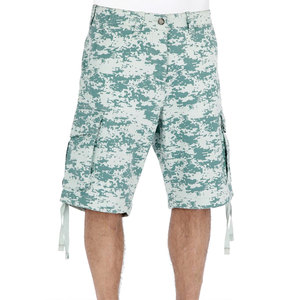 Shorts cargo amples pour hommes de haute qualité, coupe ajustée, taille élastique, logo personnalisé, motif uni - Product Image 6