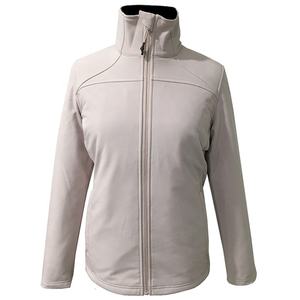 Veste Softshell personnalisée isolée pour femmes hiver fermeture éclair imperméable au vent épais grande taille imprimé logo Durable vente en gros - Product Image 4