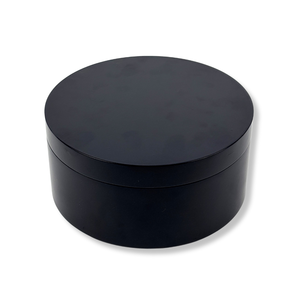 Handmade Modern Decorative <b>Storage</b> <b>Box</b> <b>Black</b> Round MDF Lacquerware with Glossy Finish <b>for</b> Jewelry & Home Decor Gift - Product Image 2