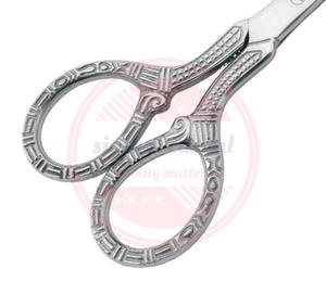 Tijeras portátiles para cejas, tijeras de bordado de acero inoxidable, tijeras de lujo para bordado multiusos - Product Image 3