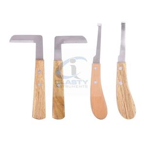 CUCHILLO DE ENGANCHE DE DOBLE S MANGO DE MADERA CON BUCLE GRANDE OVALADO CUCHILLO DE ENGANCHE HERRAMIENTA INSTRUMENTO VETERINARIO - Product Image 4