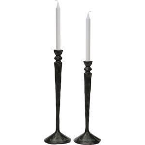 Set of 3 Decorative Metal <b>Taper</b> <b>Candle</b> Holder for Tabletop Home Lighting Decoration Black Finished <b>Candle</b> <b>Taper</b> - Product Image 3