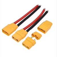 Câble de charge de batterie Lipo RC Amass personnalisé XT30 XT60 XT90 câble connecteur en silicone faisceau de prises