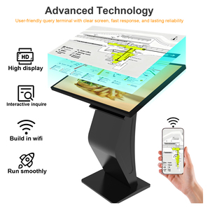 Chiosco informativo da 32 pollici con display LCD touchscreen da interno, con supporto da pavimento, per segnaletica digitale e informazioni, ideale per fiere. - Product Image 5