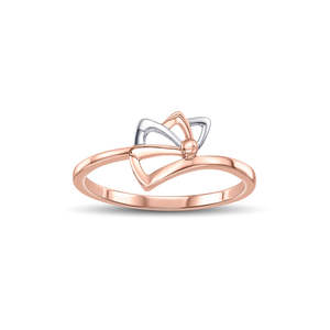 แหวนแฟชั่นฝังเพชรทรงปรินเซสคัทชุบทอง 18K - Product Image 3