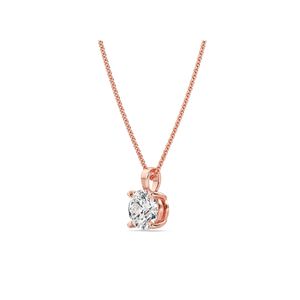 Colgante de Moissanita Simple y Encantador en Plata de Ley 925 Chapada en Oro, Joyería Clásica, Elegante y Minimalista para Mujer, para Fiestas - Product Image 5