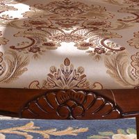 Chaise de salle à manger moderne en bois massif à dossier haut, revêtement en coton durable, garantie 1 an, utilisation intérieure/extérieure pour la maison, le bureau, le bar à domicile