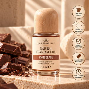 Esencia de Chocolate OEM con Fragancia de Chocolate 12ml |   Aroma Cálido y Dulce para el Hogar |   Fabricante de Marca Privada España - Product Image 1