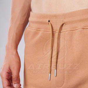 กางเกงจ็อกเกอร์เอวกลางของผู้ชายผ้าคอตตอนสีเข้มสีเข้ม100% ลำลองสวมใส่สบาย - Product Image 5