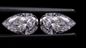 Lab Grown 2CT VS1 Pear Cut Diamond Pair Earring Eco Friendly Loose Diamonds for <b>Jewelry</b> Making or Anniversary Gifts - Product Image 6