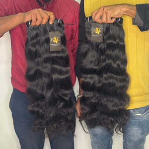 ผมมนุษย์มิงค์ดิบแบบบราซิลเลี่ยนผมลอนธรรมชาติสีดำทรงหลวมสไตล์อินเดีย - Product Image 6