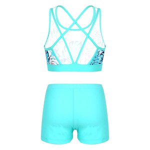 Wholesale 2 Piece Workout Sets for Women Sports Bra and <b>Shorts</b> Eco-Friendly Elastic Waist Yoga Fitness Sets - Product Image 4