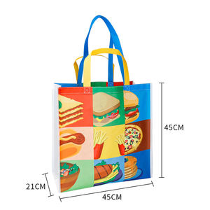 Bolsa de Compras de Tela No Tejida con Cierre de Gancho y Bucle, Tamaño y Asa Personalizables - Product Image 6