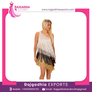 Nueva colección Vestido de noche con cuentas para mujer Estilo sexy de silueta recta con cintura natural Disponible a bajo precio - Product Image 2