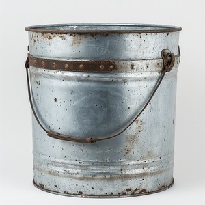 Jardinière en cuir galvanisé vintage avec corps enveloppé de cuir artisanal fait à la main conçu pour la décoration saisonnière - Product Image 2