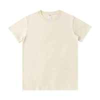 T-shirt formel surdimensionné en coton tricoté 100 % de haute qualité, épaules tombantes, pour homme, couleur unie, respirant, 400 g/m², imprimé sérigraphié