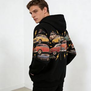 Sudadera con Capucha para Hombre, Moderna, de Invierno, 100% Algodón, con Cierre Completo, Estilo Vintage, Informal, para Uso Diario, Suave, Cómoda y Elegante - Product Image 5