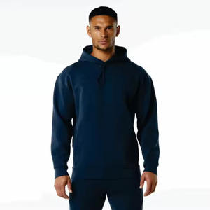 เสื้อวินเทจของผู้ชาย450ปักลายสตรีทแวร์เสื้อมีฮู้ดชุดวอร์มสีล้วนมีฮู้ดสำหรับฤดูหนาว - Product Image 3