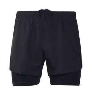 กางเกงขาสั้นออกกําลังกายบุรุษ 2 in 1 กางเกงขาสั้นยืดกางเกงขาสั้นพร้อมกระเป๋าซิปกางเกงไลเนอร์อัด - Product Image 6