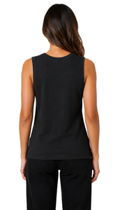 Débardeur en coton sans manches pour femme, col rond, imprimé, décontracté, sport, été, jersey, grande taille - Product Image 2