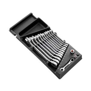 Juego de Llaves Combinadas de Trinquete Métricas Facom (14 Piezas) en bandeja termoformada - Product Image 1