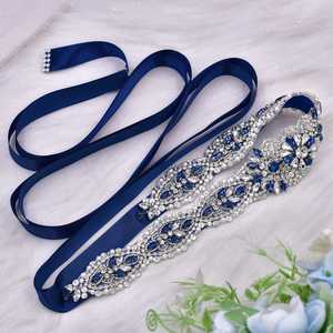 บริเดลลา BS119ML เข็มขัดประดับมุกและคริสตัลสีงาช้าง ปรับขนาดได้ เหมาะสำหรับงานแต่งงาน งานพรอม และงานพิธีการ - Product Image 2