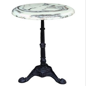 Dessus de marbre de conception unique avec la table basse de cadre en métal pour l'article à la maison d'utilisation de cafés de restaurant d'hôtel - Product Image 4