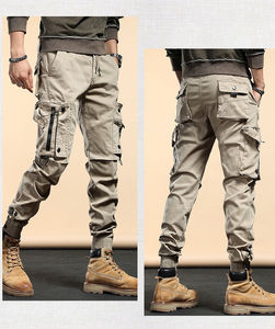 2025 nouveau pantalon Cargo pantalon pantalon toile pantalon haute qualité vêtements de plein air séchage rapide coton Polyester Cargo pantalon pour hommes - Product Image 2