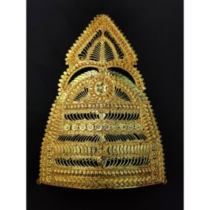 มงกุฎประดับด้วยโลหะแท้22KT ทำจากโลหะทองคำดีไซน์ทันสมัยมงกุฎทองคำสไตล์หรูหรา - Product Image 1
