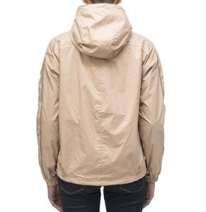 Veste coupe-vent à manches longues personnalisée pour hommes en tissu polaire imperméable à capuche avec motif solide pour l'hiver Options en gros à bas prix - Product Image 5