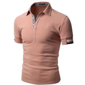 Tricot personnalisé de haute qualité pour hommes pour polos décontracté à manches courtes classique chemises de golf bouton pour le travail Occasion Anti-rides - Product Image 2